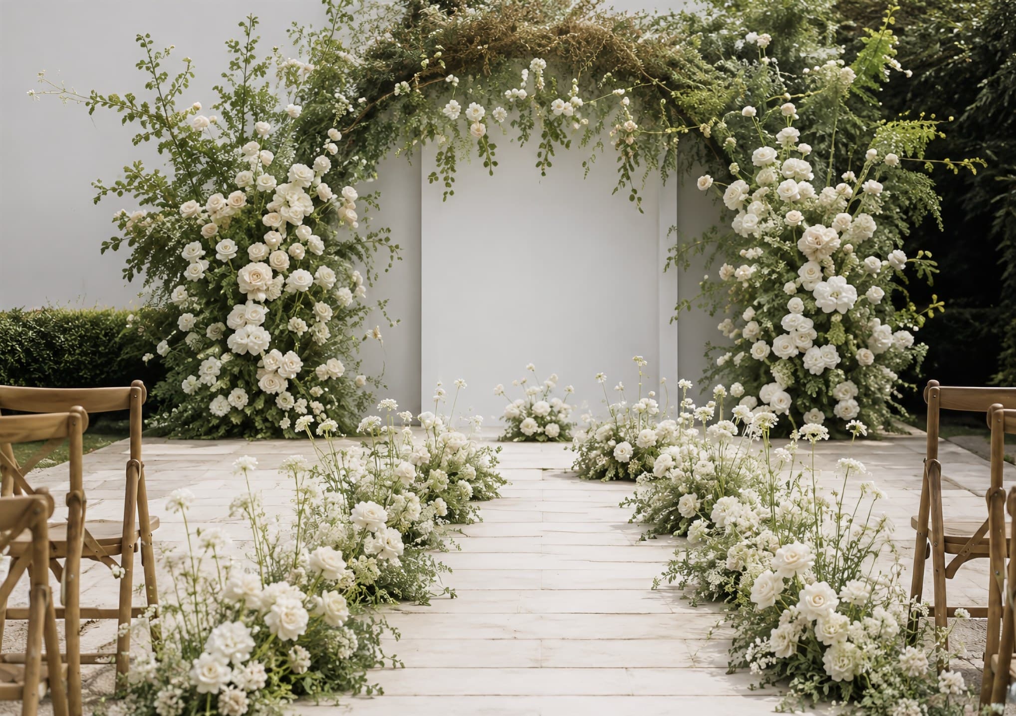 Wedding ceremony arch